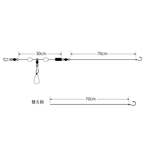 遠州・三河・尾張限定 黒鯛ぶっこみ仕掛